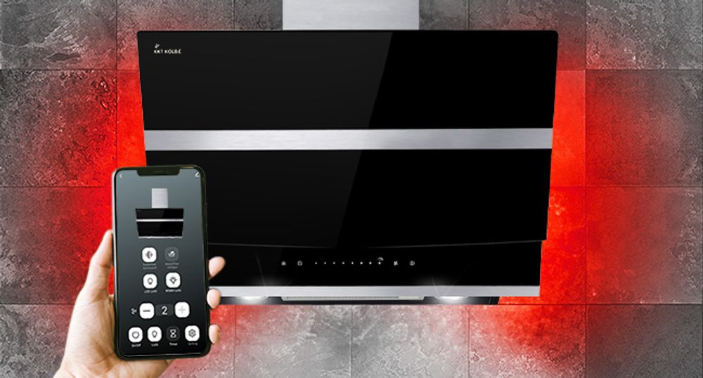 Wifi-Steuerung der Wand-Dunstabzugshaube HERMES6005SM