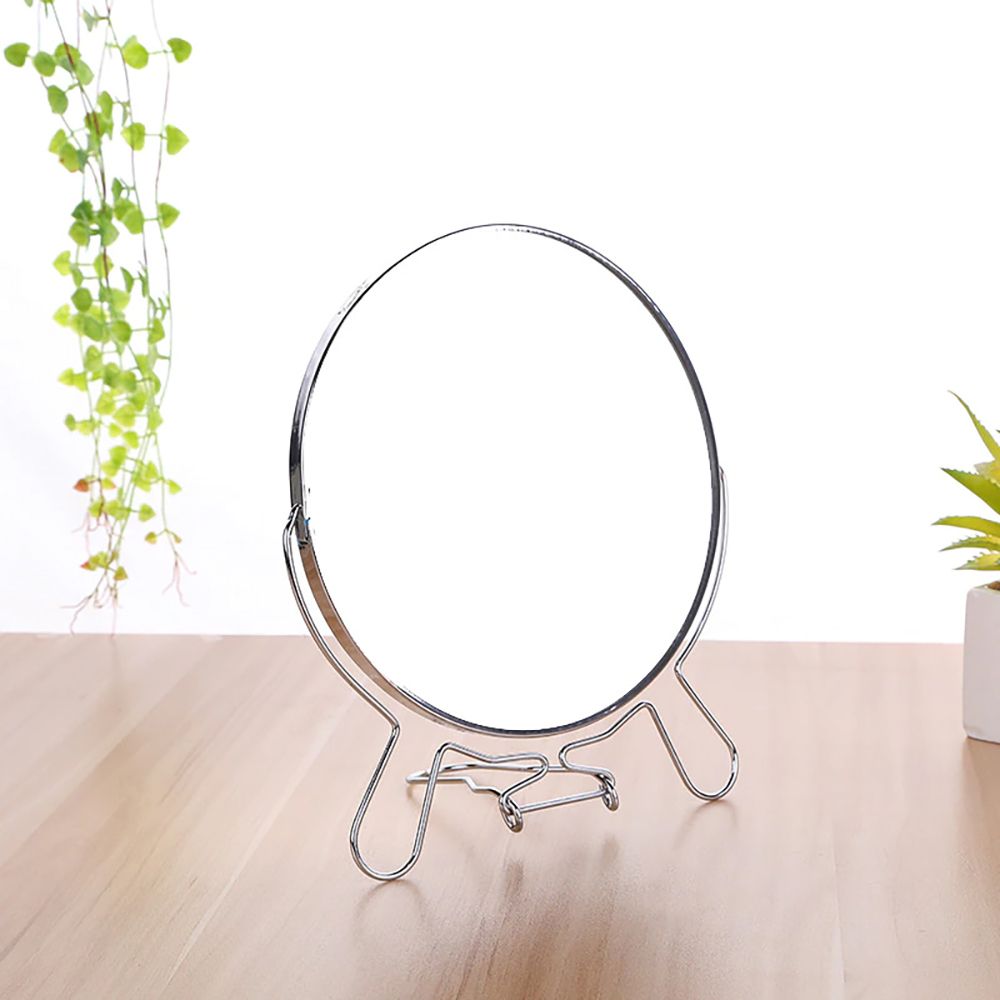 Kosmetikspiegel Schminkspiegel Vergrößerungsspiegel mit 2x Vergrößerung Tischspiegel Make-Up Kosmetik Spiegel Schwarz Retoo