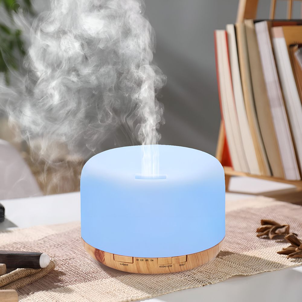 Aroma Diffuser 0.3 l Ultraschall Luftbefeuchter RGB Raumbefeuchter Elektrisch Duftlampe Öle Diffusor mit 7 wechselnden Farben Retoo