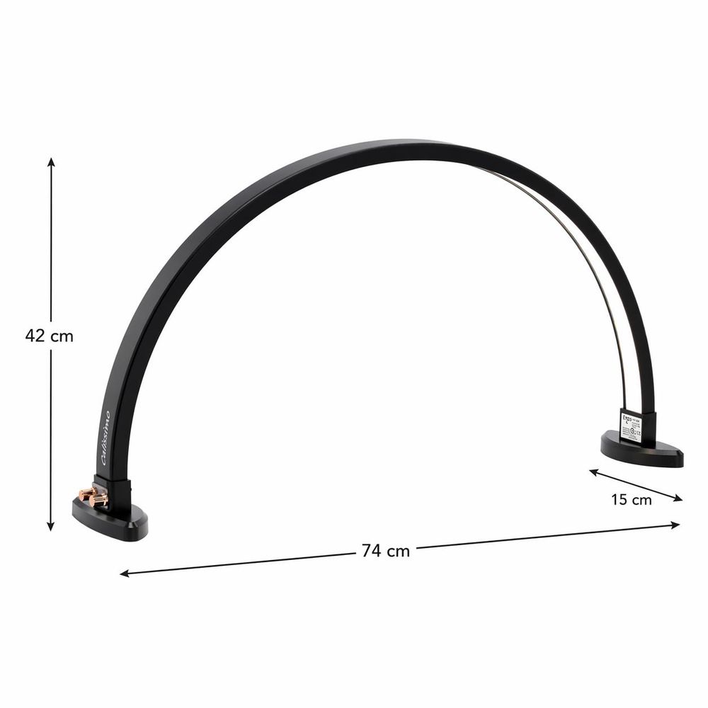 Lampada per Trattamenti Estetici Moon LED senza ombre da tavolo nera