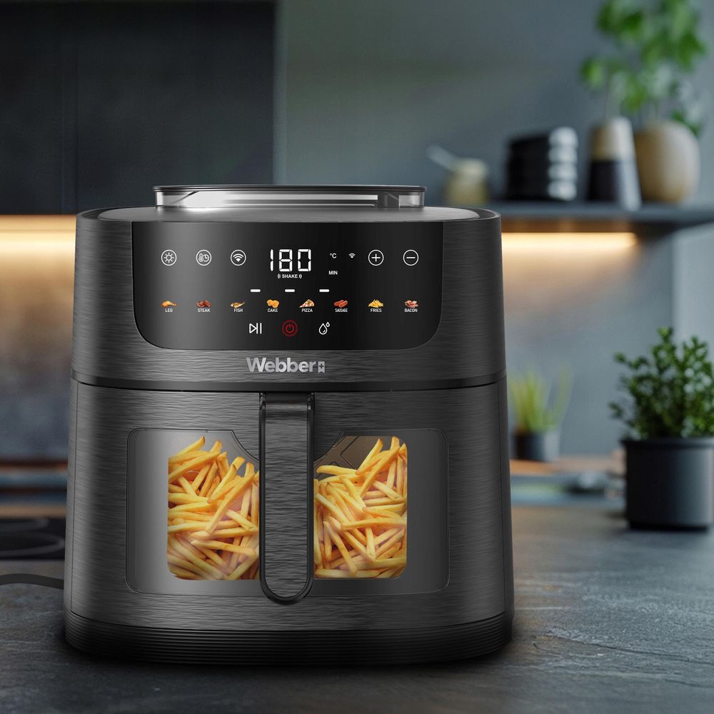 Dampf- und Heißluftfunktion der WEBBER AF800