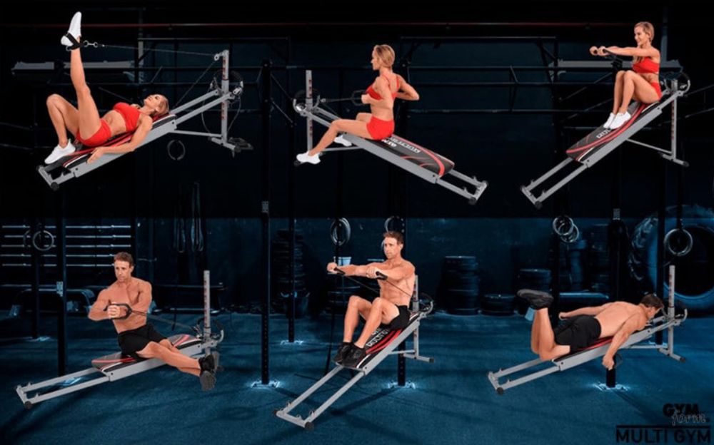 Kombiniert Krafttraining, Cardio und Stretching