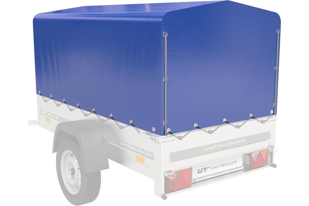 UNITRAILER – Plachta na príves, 200x106 cm, modrá, vysoká plachta 80 cm
