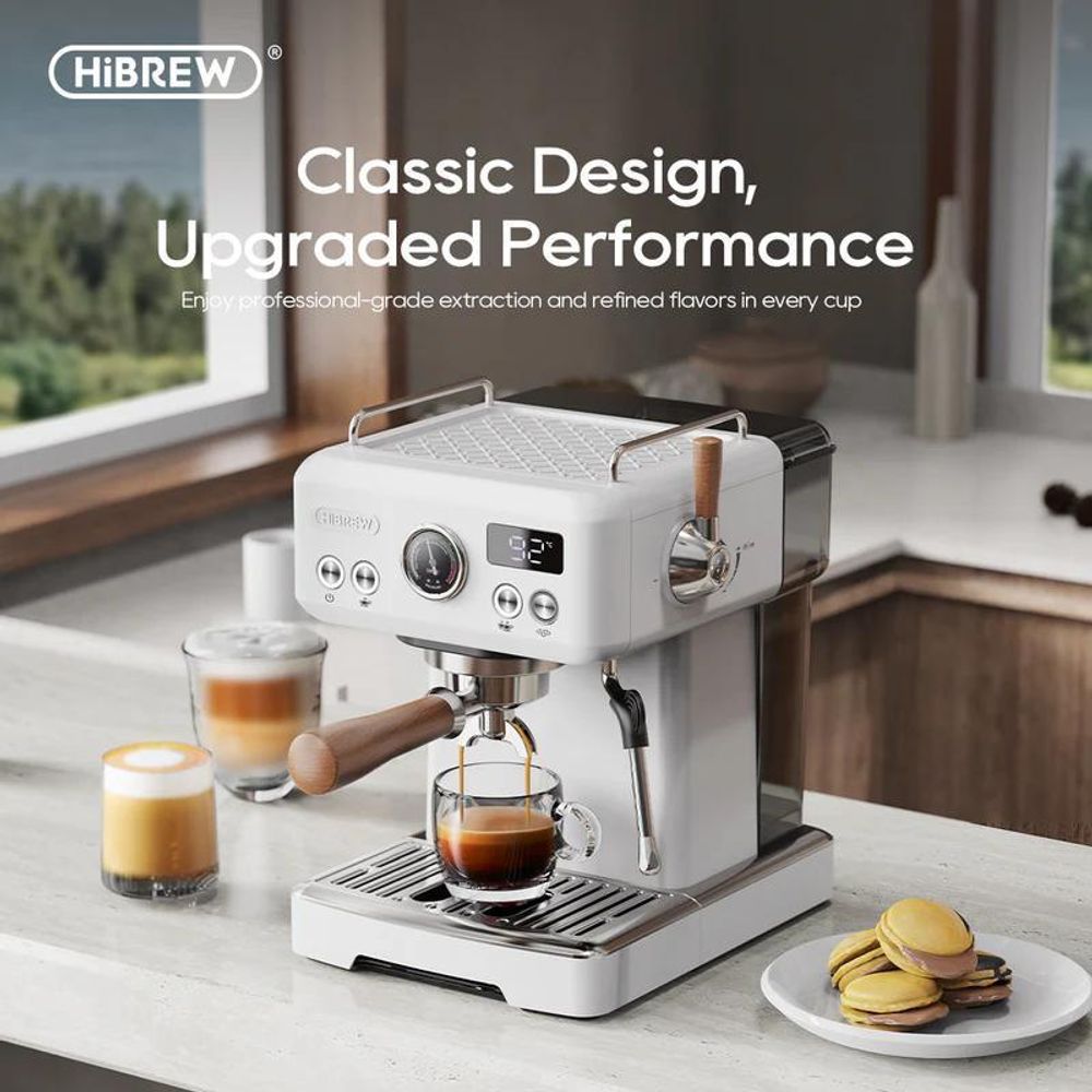 HiBREW H10 Plus Espressomaschine mit PID, 20 Bar & Kaltbrüh-Funktion