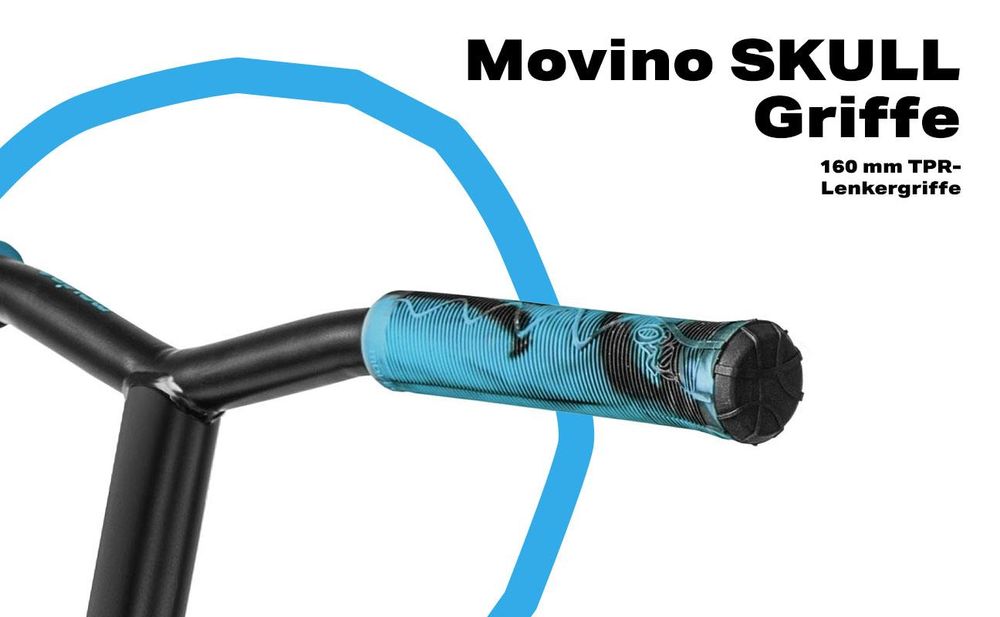 Movino Glide Stunt-Scooter BLAU