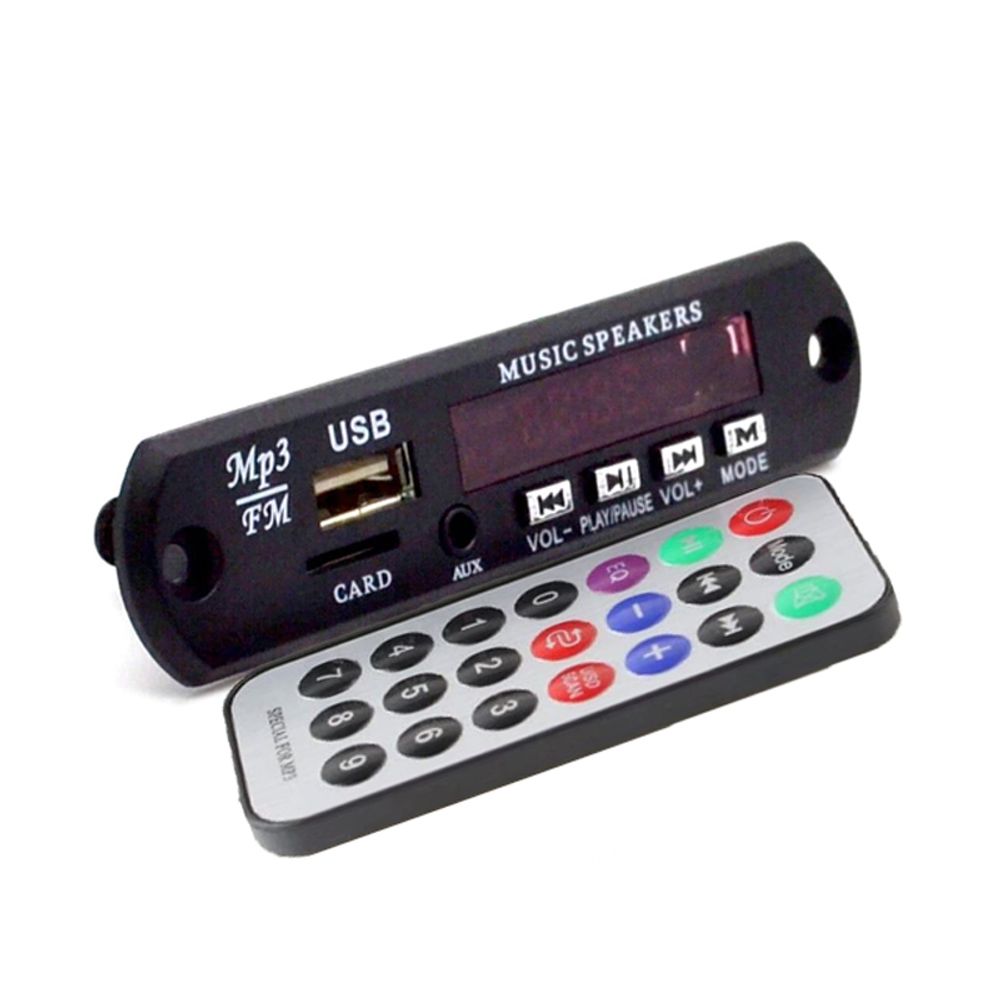 Autoradio Audio Board Bluetooth Adapter Multimedia KFZ Transmitter Kfz-Empfänger LCD AUX 3.5mm 7V-12V Modul USB Ladegerät FM Radio Unterstützt Retoo