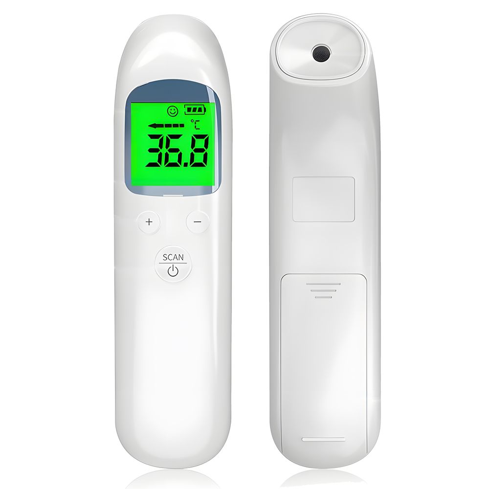 Infrarot Kontaktloses Fieberthermometer für Stirn & Ohr – Digitales Berührungslose Thermometer, Schnell & hygienisch für Baby & Erwachsene Retoo