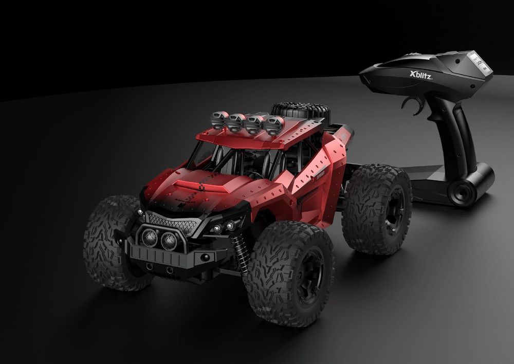 Xblitz EXPLORER – zdalnie sterowany model terenowy z LED i RWD
