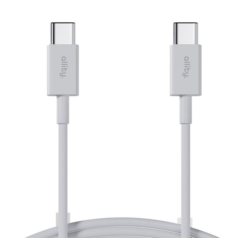 Allity USB-C zu USB-C Schnelllade-Kabel, 2m, 100W, universell einsetzbar