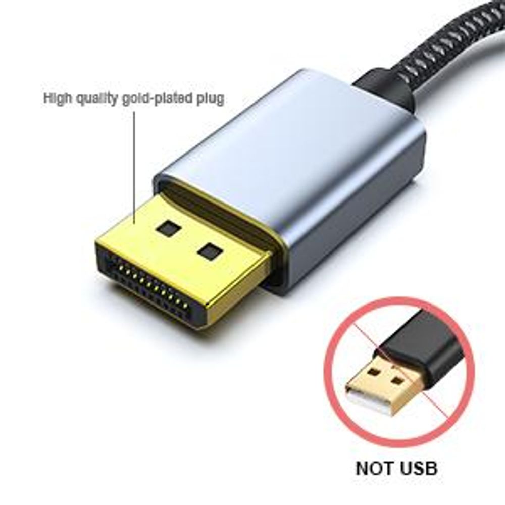 BENFEI Kabeladapter DisplayPort auf HDMI Adapter Kabel 4K 60Hz