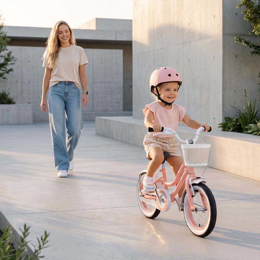 Bicicletta per bambini 12 pollici 2-4 anni albicocca Sun Baby