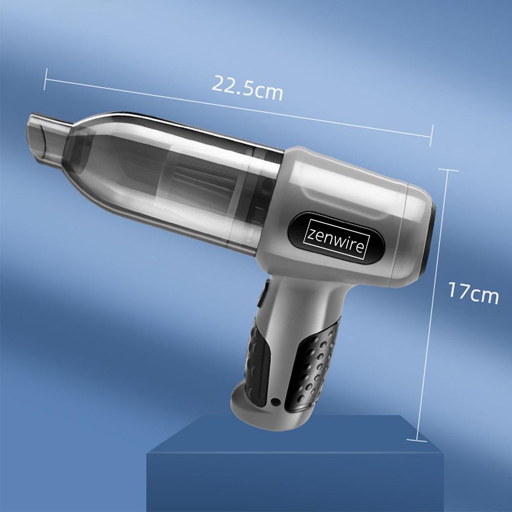 Handstaubsauger - Autostaubsauger - kabellos - 2-in-1 - Druckluft - TwinAir - 90W - mit 6 austauschbaren Aufsätzen