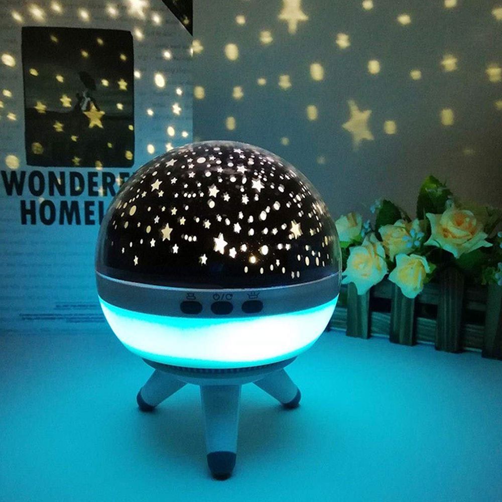 Sternenhimmel Projektor LED Sternenlicht für Kinder Baby mit 360° Rotierend Nachtlicht Lampe 7 Farben Licht Geschenke Weihnachten Kinderzimmer Retoo