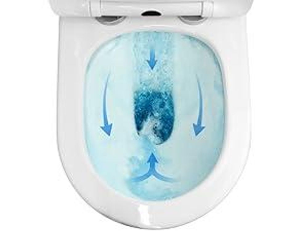 LAVITA Wand-WC Dalia | Hänge Toilette | Toilettendeckel mit Absenkautomatik & Metallscharniere | Toiletten Spülrandlos Hängend | Toilettenbecken | 360x520x410 cm | Weißer Glanz