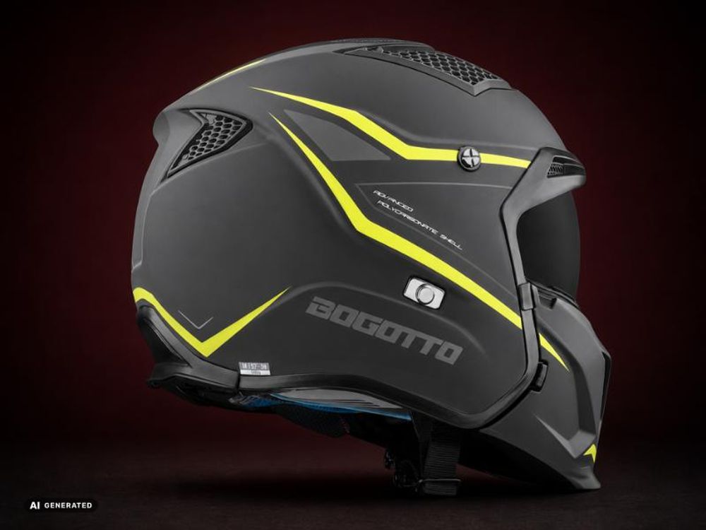 Bogotto Radic WN-ST 22.06 Helm, orange/schwarz, L (59/60)