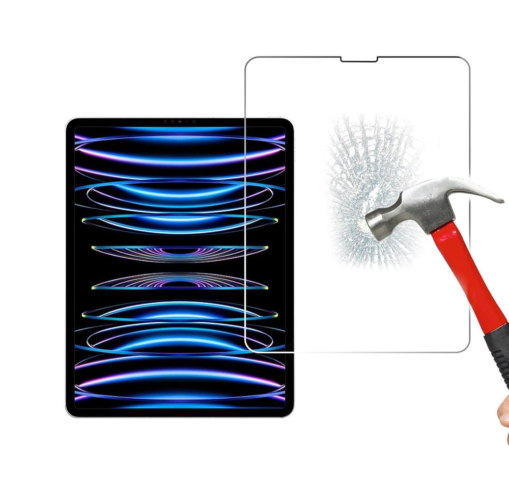 2X Schutzglas Panzer Folie für Apple iPad 11. Generation 2025, iPad 10. Generation 2022, 10,9", 11"