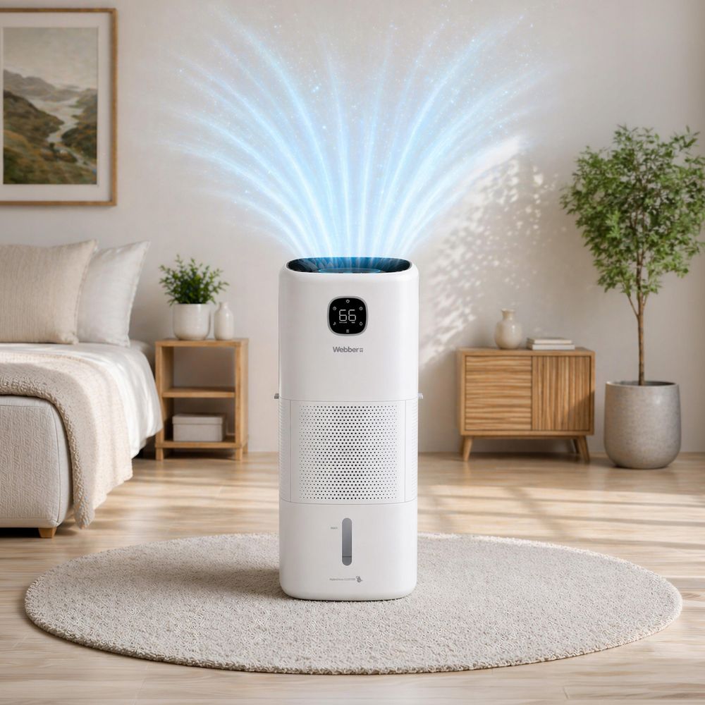 Webber Luftbefeuchter mit NANO-HUMIX Verdunstungstechnologie