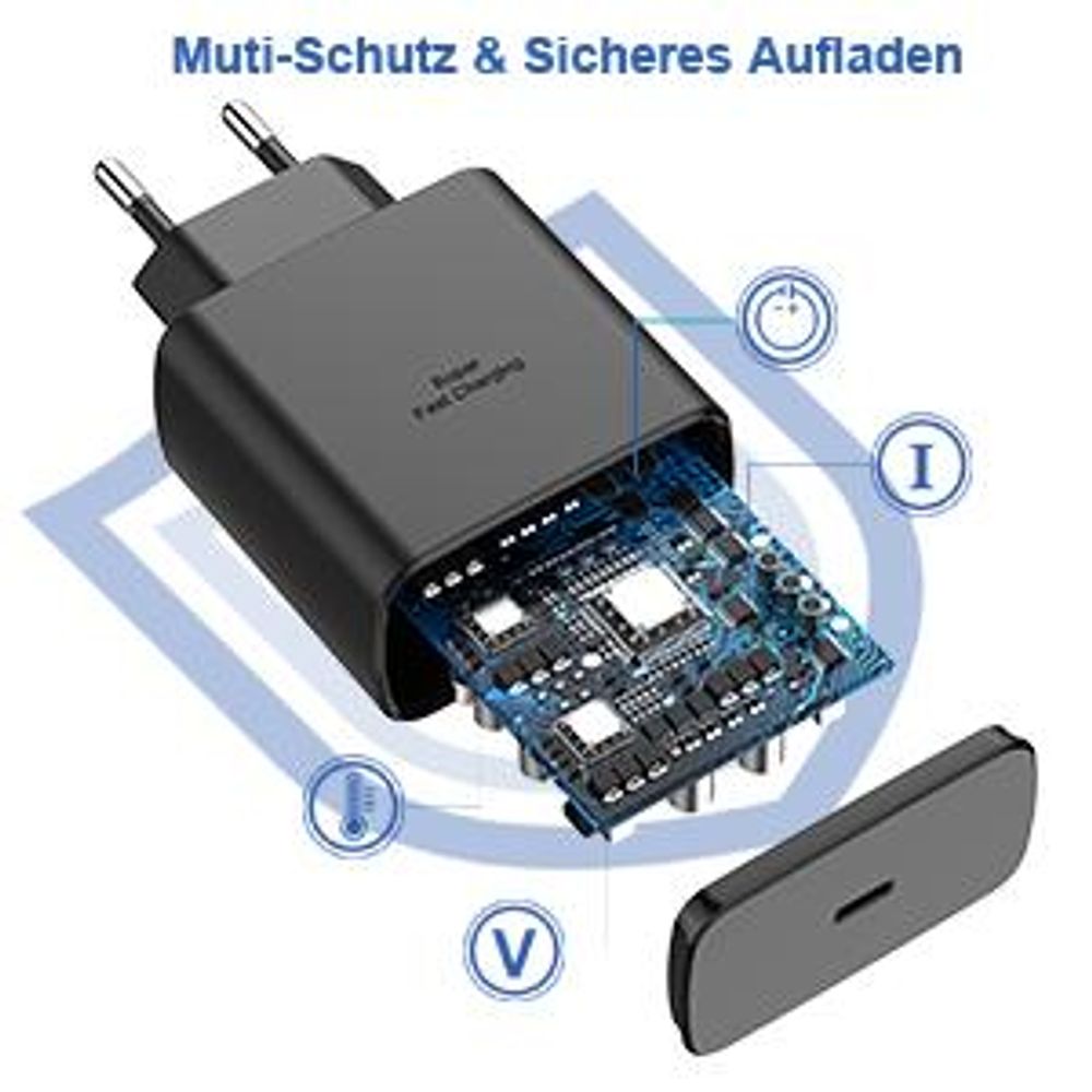 USB C Ladegerät für Samsung Galaxy A36/S26 S26+/S25 Ultra/S25+/S24 Ultra/S24+S23 Ultra/S22 Ultra/S23+/S22+, 45W Schnellladegerät, mit 5A Ladekabel 2M