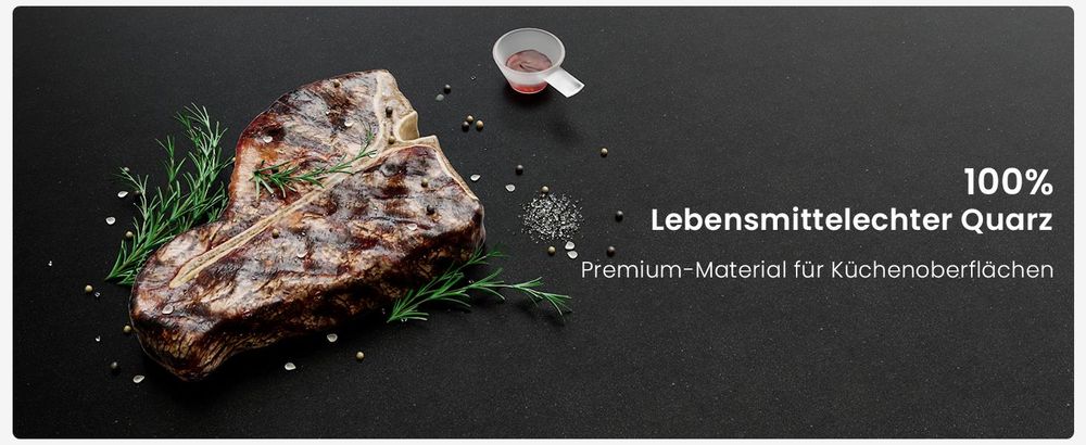 CECIPA Granitspüle 45x45 cm Schwarz Küchenspüle Granit Spülbecken Spüle Granit Einbauspüle Hitzebeständig Kratzfest mit Siphon für 45er Schrank