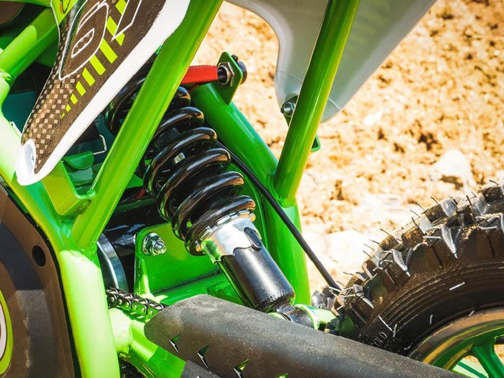 Actionbikes Motors Kinder Crossbike Viper | Elektro Motorrad - 1000 Watt - Bis 24 km/h - Motorcrossbike - Pocketbike - Dirt Bike - Drosselbar (SW)