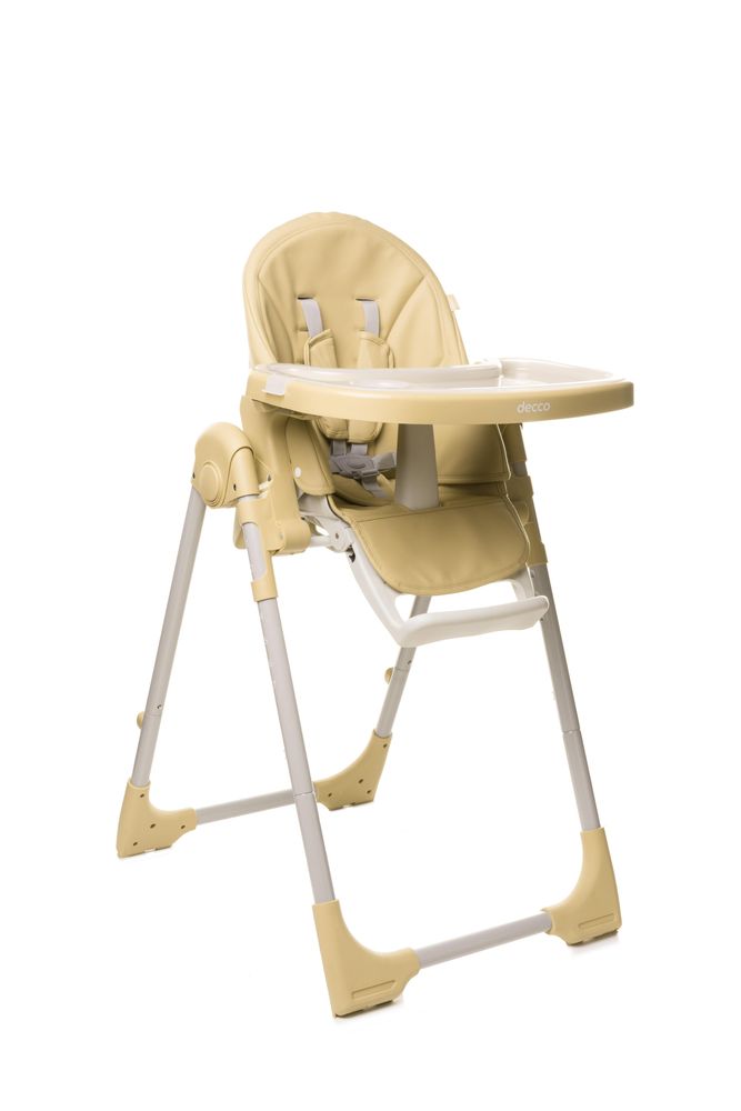 4Baby | Dětská jídelní židlička - Dětská jídelní židlička - s polohovací funkcí - roste s vaším dítětem - nastavitelné opěradlo - 5bodový bezpečnostní pás - Decco