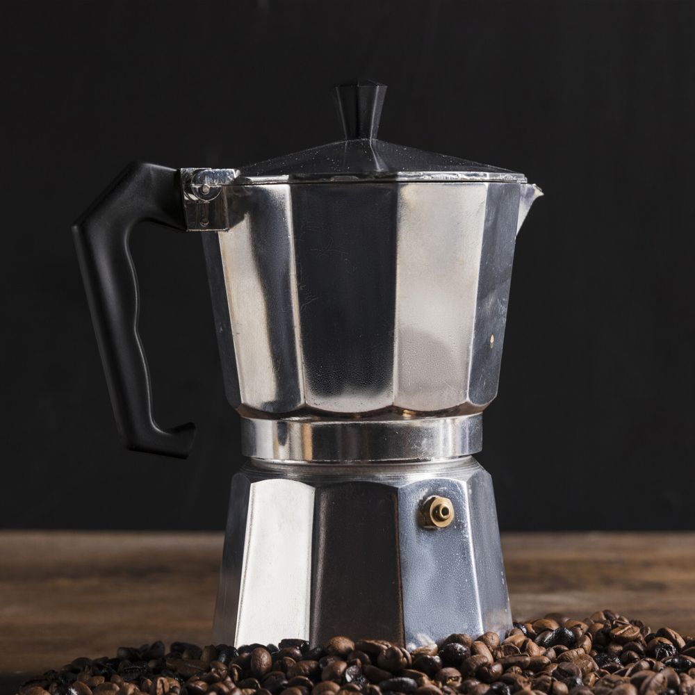 Italienische Kaffeemaschine 12 Tassen Espressokocher Moka-Kaffeemaschine Heim- Bürogebrauch 600ml Silber Edelstahl Retoo
