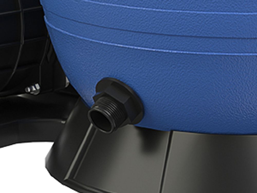 Wiltec Sandfilteranlage 750 W mit 71l Filtertank und selbstansaugender Pumpe 20000 l/h, Sandfilterpumpe, Pool-Pumpe