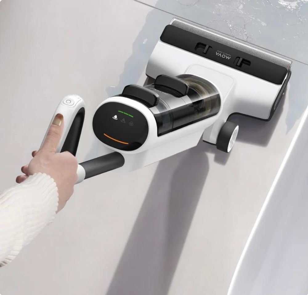MOVA K20 Nass- und Trockensauger, selbstreinigende automatische Bürsten, 30 min Laufzeit, Doppel-Kantenreinigung