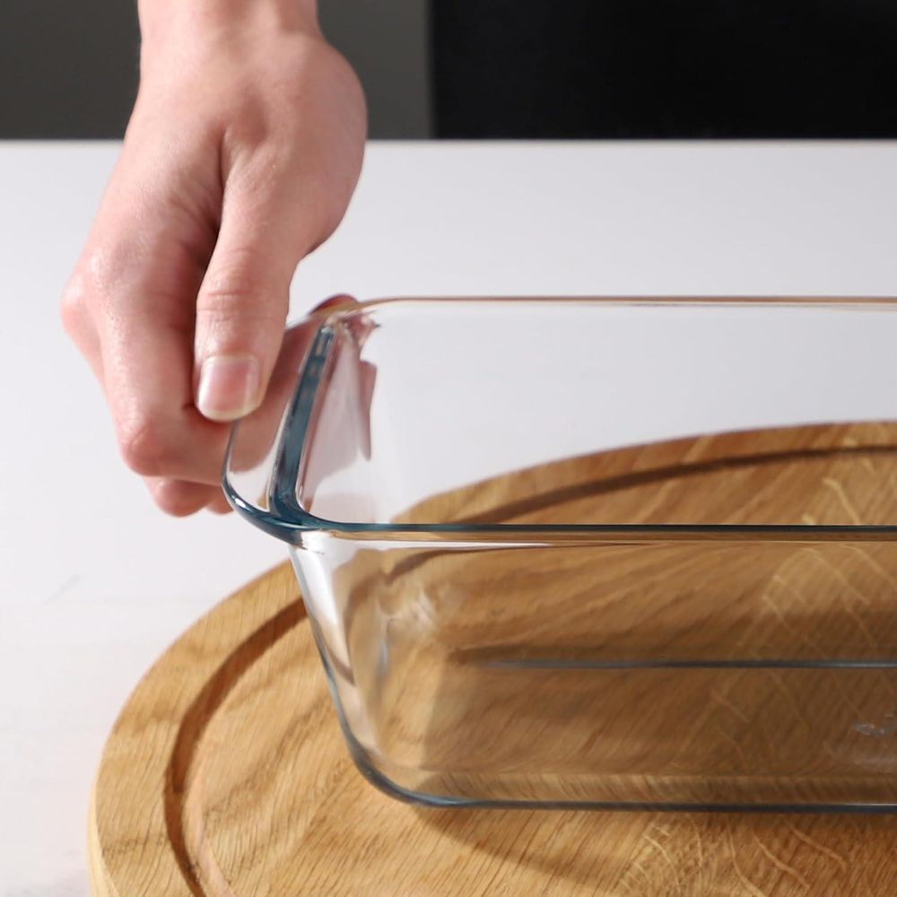 KADAX Kastenform aus Glas, Transparente Königskuchenform, Robuste Kuchen-form mit dickem Boden