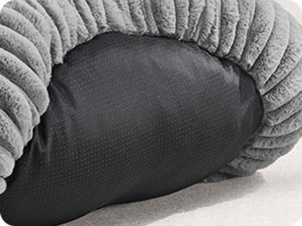 Feandrea Hundebett, mittelgroßes Katzenbett, 60 cm, Hundekörbchen, Hundekissen waschbar