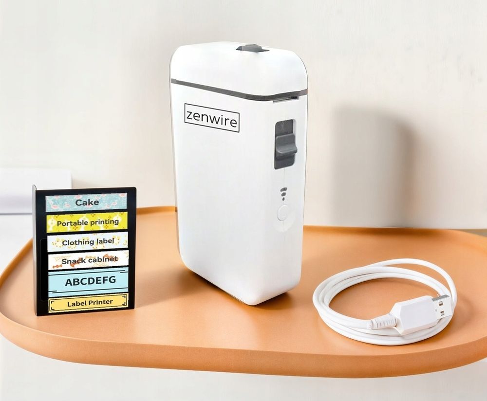 Mini-Drucker - Thermodrucker - tragbar - für Etiketten und Aufkleber - Bluetooth USB-C