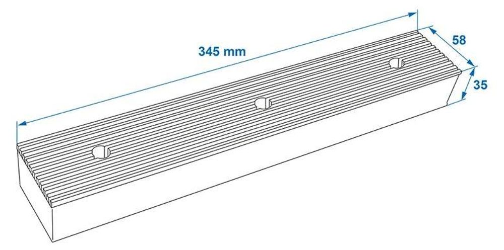 ProPlus Gummipuffer 345 mm für Bootstrailer, Schutz beim Slippen
