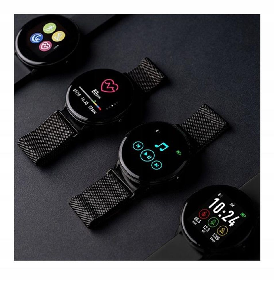 Forever Active Smartwatch  SB-320, Farbe: Schwarz