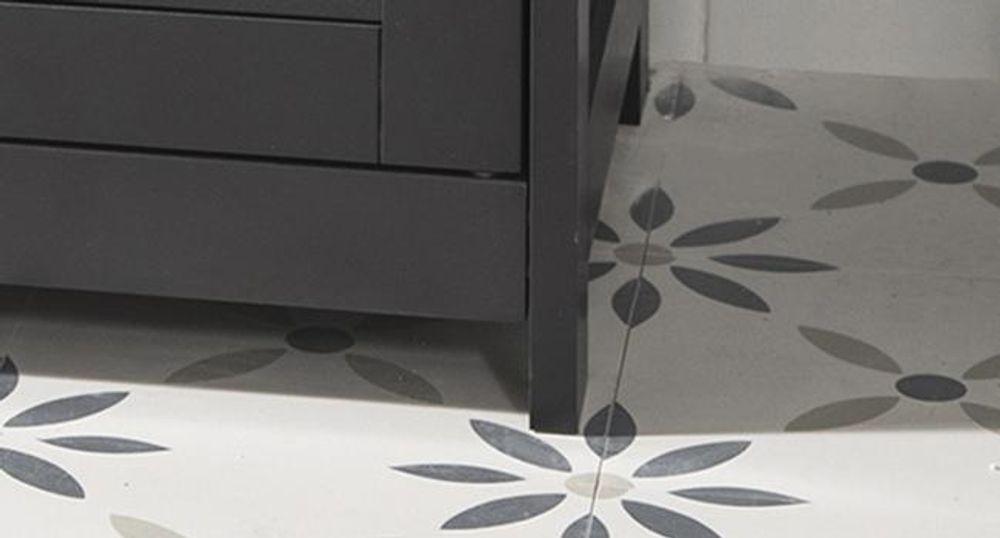SoBuy Waschbeckenunterschrank Badschrank mit verstellbaren Regalböden Badmöbel aus MDF Unterschrank für Badezimmer Anti-Schimmel Lamellentür FRG237-DG