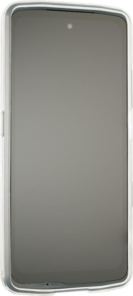 caseroxx Schutz-Hülle TPU-Hülle kompatibel mit Crosscall Stellar-X5 / X5s, Gummi Handy Tasche weiß-transparent  – Detailansicht