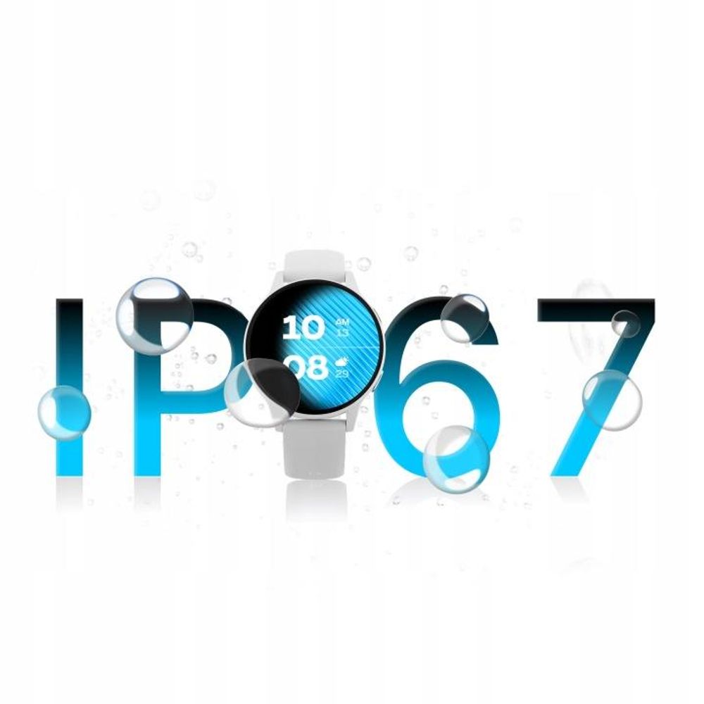 Forever iGo Watch 4! JW-600 Sport-Smartwatch AMOLED BT 5.3 IP67 Multisport Bianco