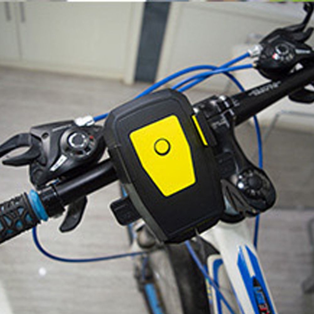 Fahrrad Handyhalterung Universal Bike Halterung Smartphone Lenker Halter für Handy Smartphone 360° Drehbar Motorrad Scooter iPhone Samsung Gelb Retoo
