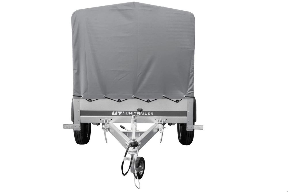 Tieflader Pkw Anhänger Garden Trailer 200 KIPP 200x106 cm 750 kg [mit Hochspriegel, Hochplane und Stützrad]