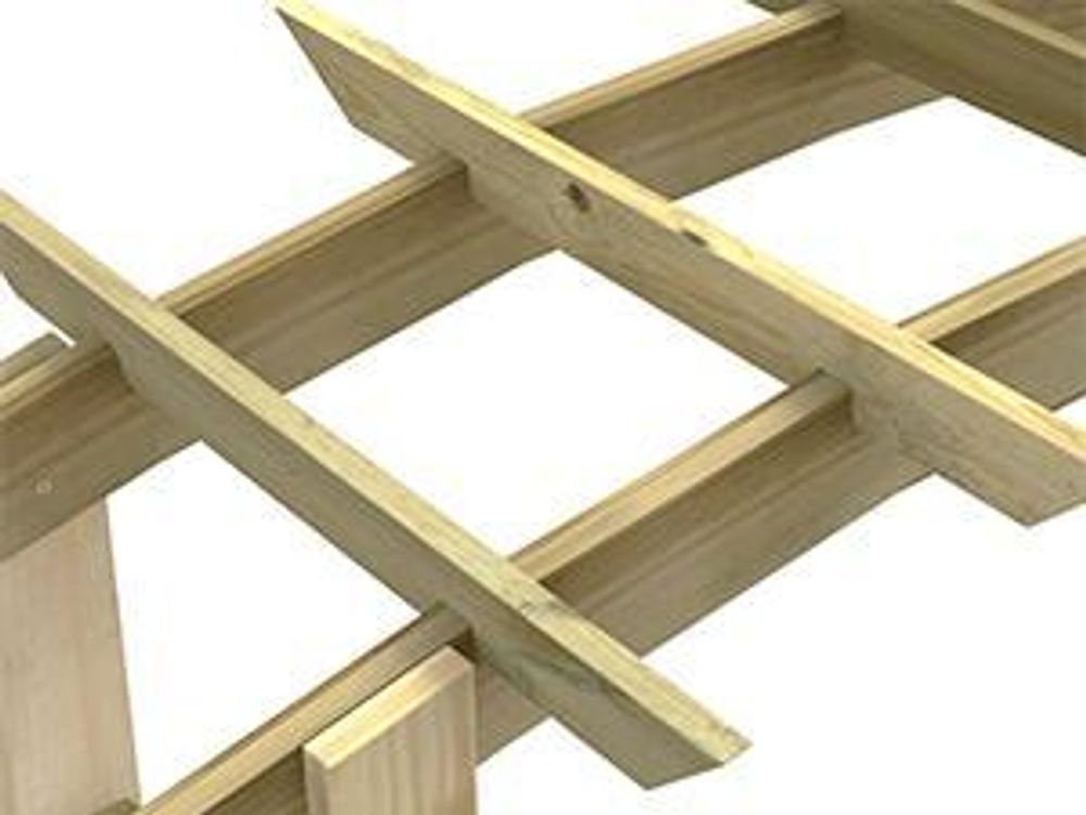vidaXL Gartenbogen 150x60x210 cm Holz