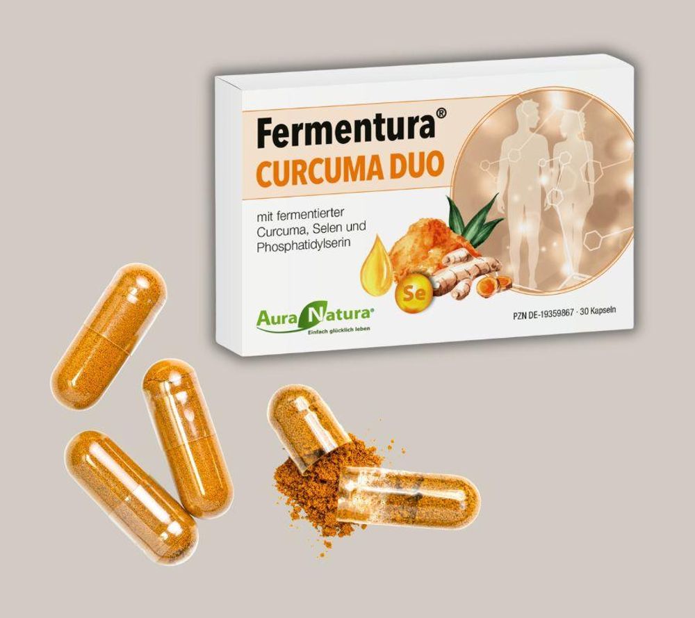 Auranatura Fermentura Curcuma Duo Kapseln 30 St