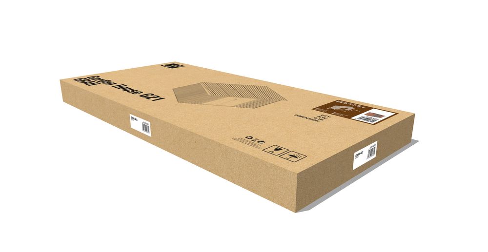 Gartenhäuser G21 GRAH sind sicher und hochwertig verpackt