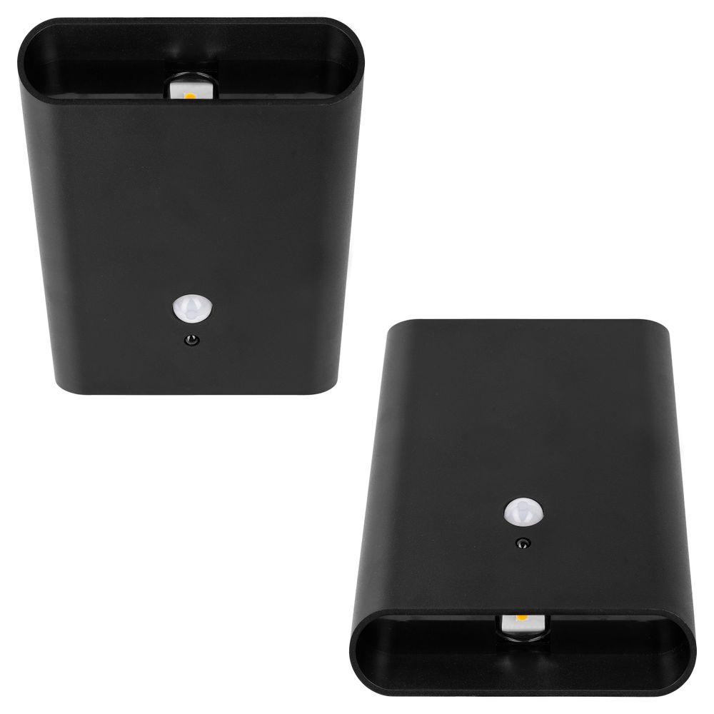 MasterLED Wandleuchte – 160×100×25 mm – 3000/4000/6500K – 250 lm/2,5 W – schwarz – wandleuchte mit bewegungsmelder – wandleuchte akku – TURO