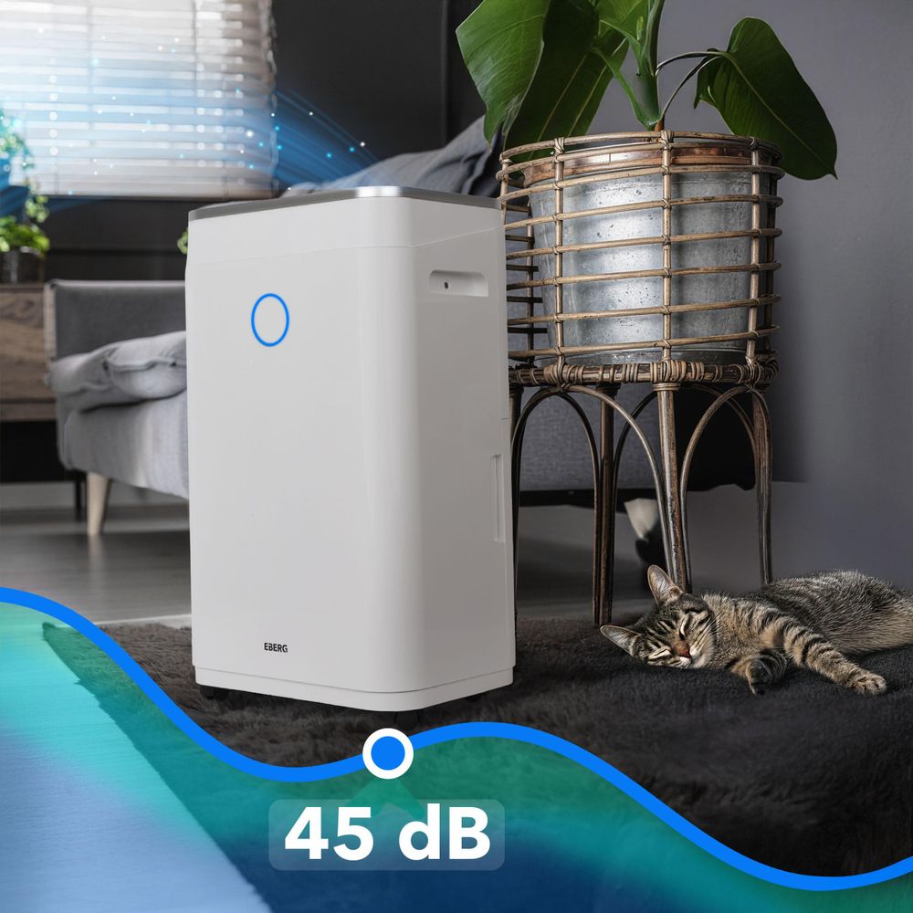 EBERG AZARI Osuszacz Powietrza 20 l/24h Higrometr Timer 6,5 l