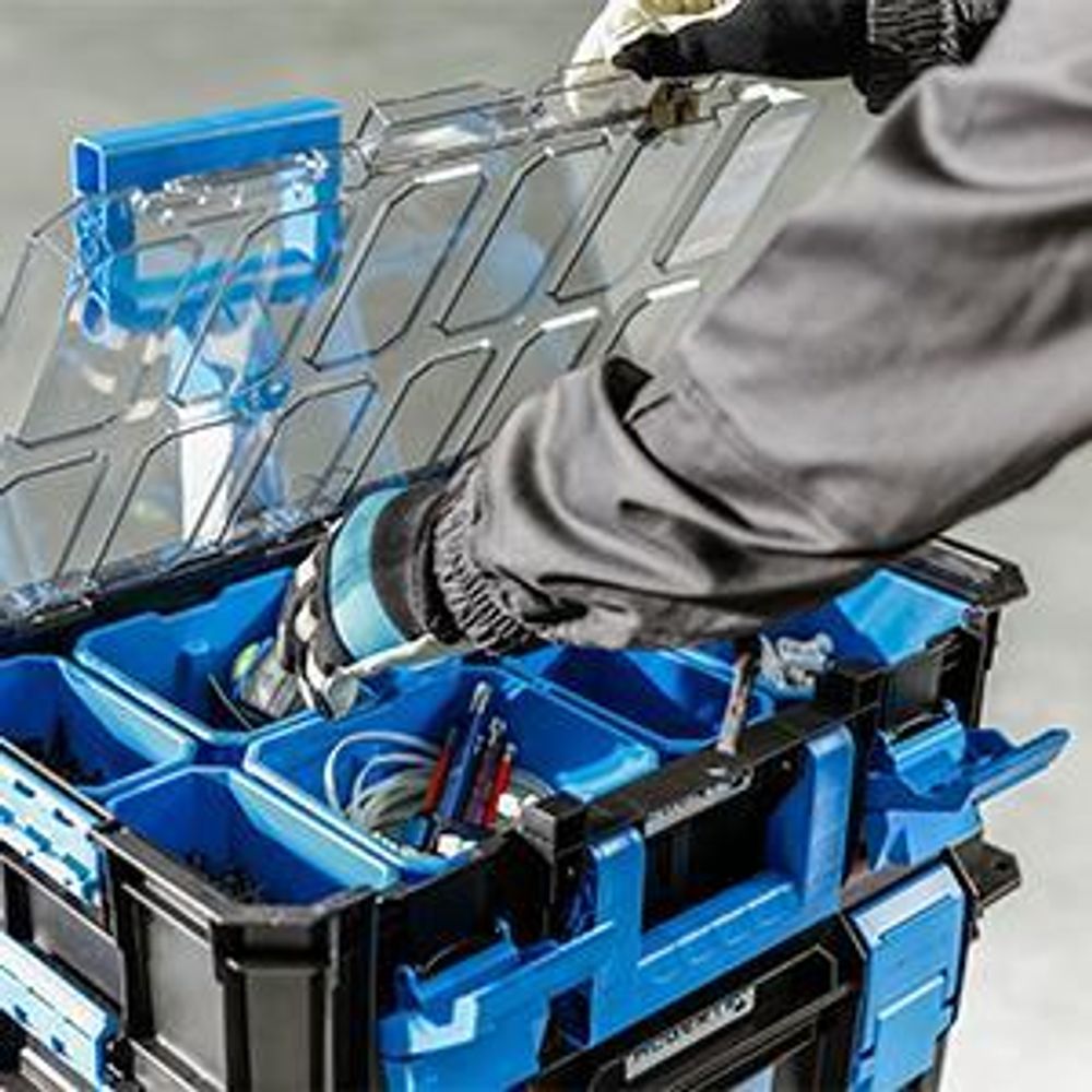 Hogert Technik Werkzeugkasten HT7G500 ABS (Acrylnitril-Butadien-Styrol-Copolymerisat)