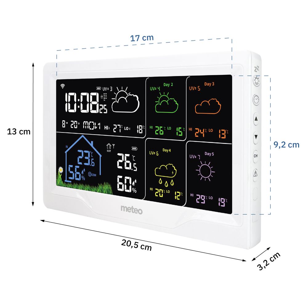 WLAN-Wetterstation mit Wettervorhersage