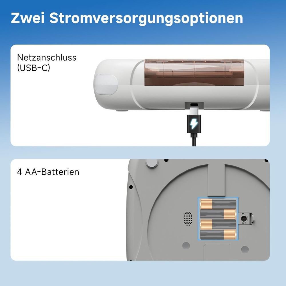 Retekess TH017 Smart-Pillenbox, Drahtlose WLAN-Kommunikation, Automatischer Pillenauswurf, 21 Pillenfächer, zwei Stromversorgungsoptionen,für Senioren