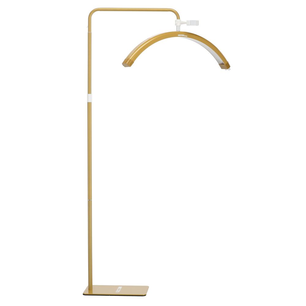 Moon Pro MAX LED Kosmetik-Stehlampe schattenfrei für Wimpernverlängerung Standleuchte Gold