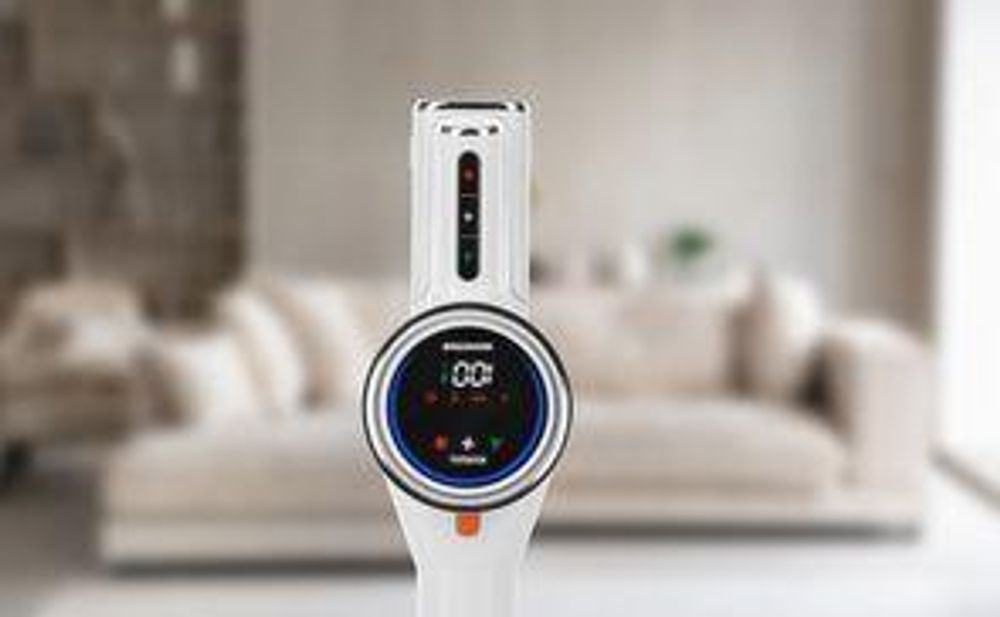 Genius Invictus X9 Set 13-TLG 2in1 Akku-Staubsauger mit Ladestation, LED-Elektrobürste, Wandhalterung, 380W, freistehend, Hand-Akkusauger kabellos