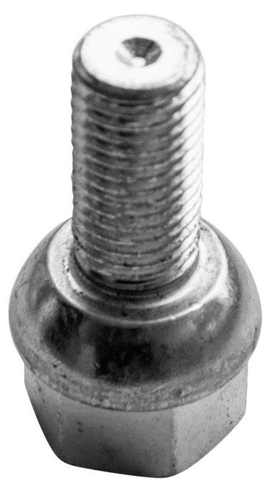 AL-KO Radschraube M12x1,5 Kugelbund für PKW-Anhänger und Wohnwagen