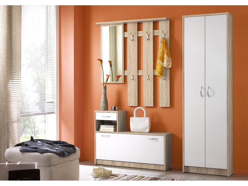 Garderobenschrank "Selene I" – moderner Flurschrank mit viel Stauraum auf kleiner Fläche